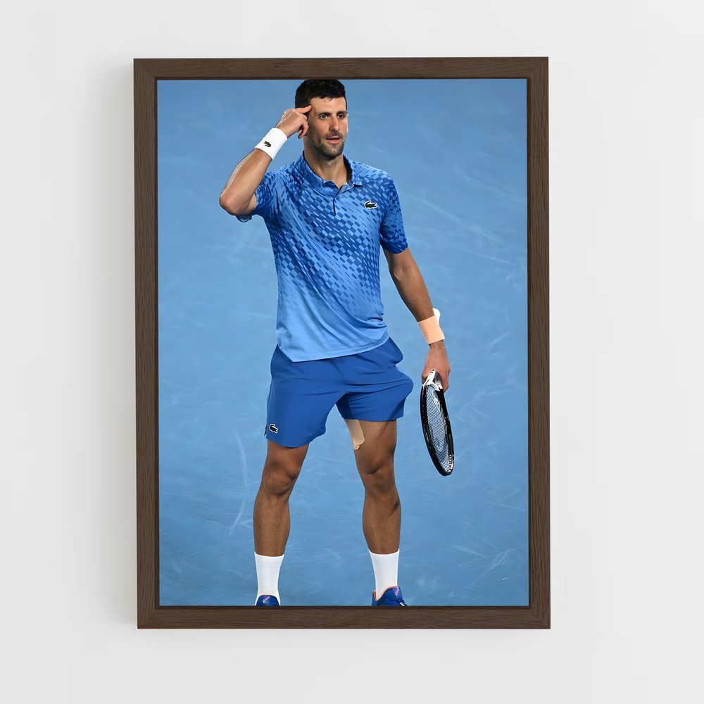 Poster Novak de djokovic – affiche Tennis (vue 5)